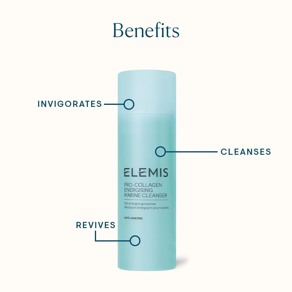 ELEMIS Pro-Collagen Energising Marine Cleanser, Anti-Gel Facewash, 150ml