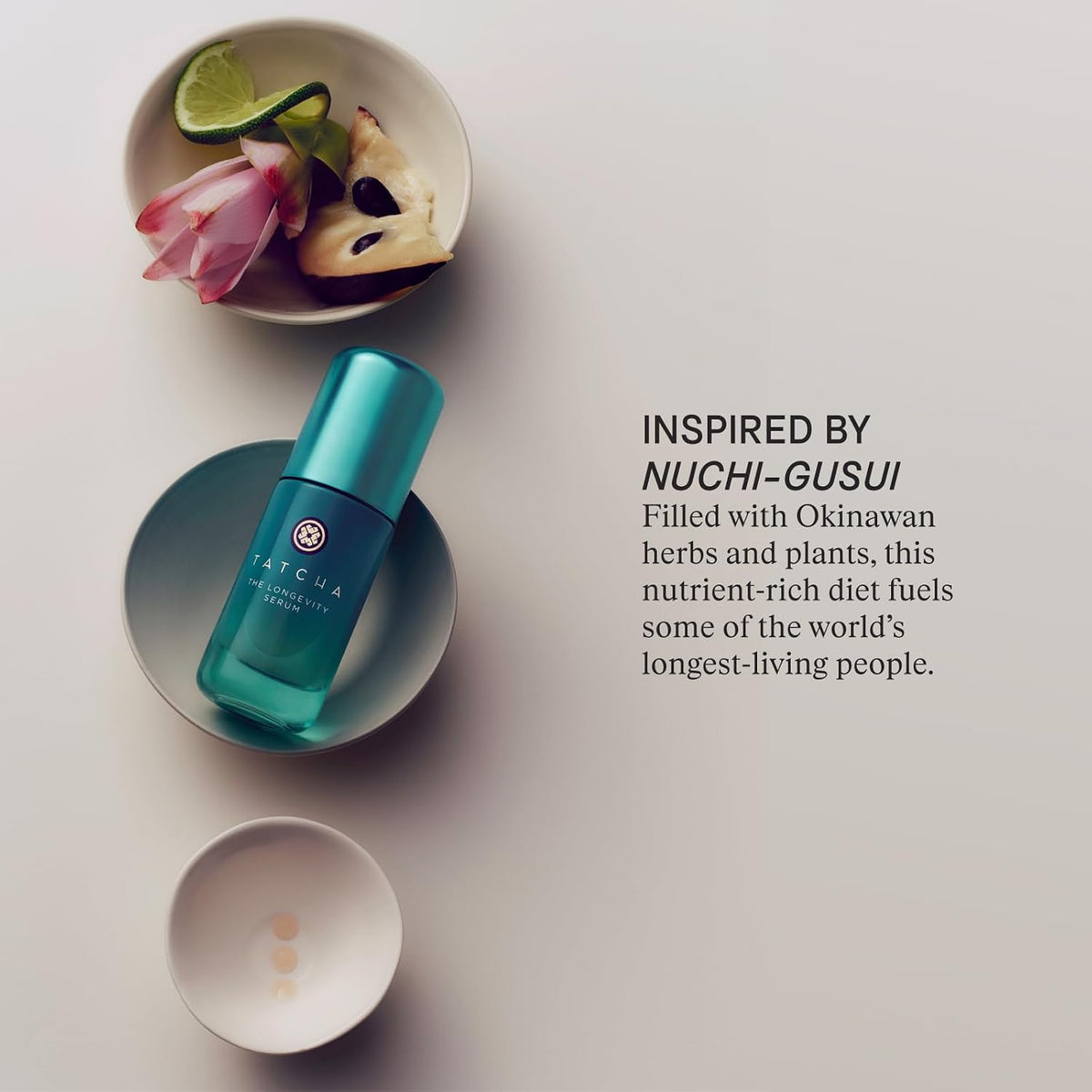 TATCHA The Longevity Serum, Delay Visible Signs of Aging & Boost Resilience