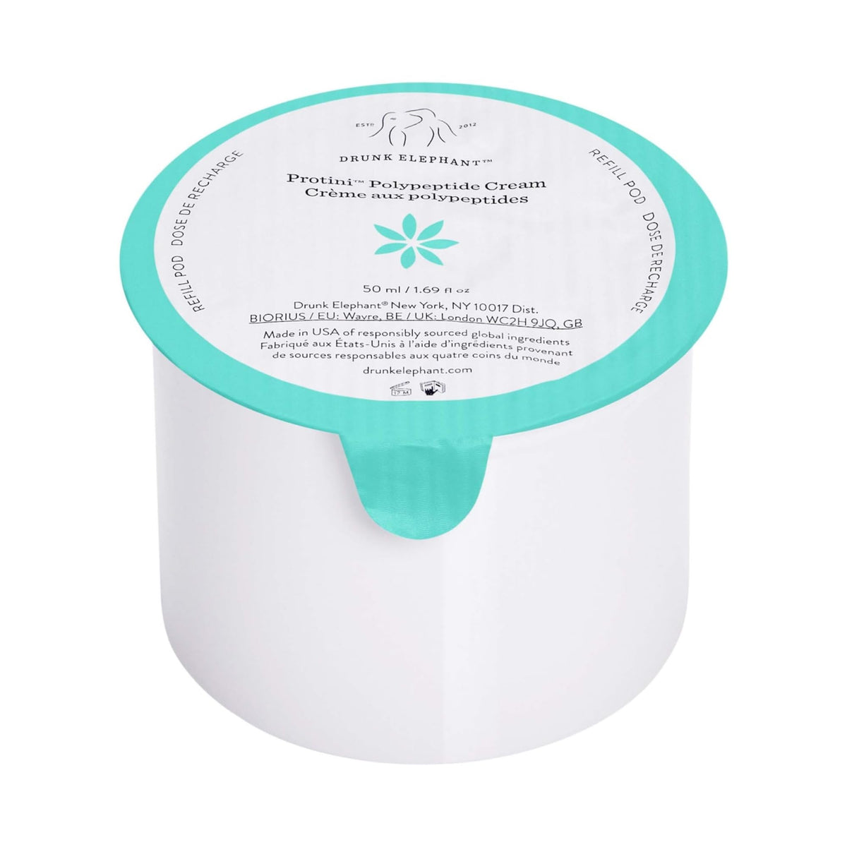 Drunk Elephant Protini Polypeptide Cream - Firming Moisturizer - Clean Clinical Skincare - Cruelty-Free - Dermatologist-Tested - Free of Essential Oils, Silicones, and Fragrance