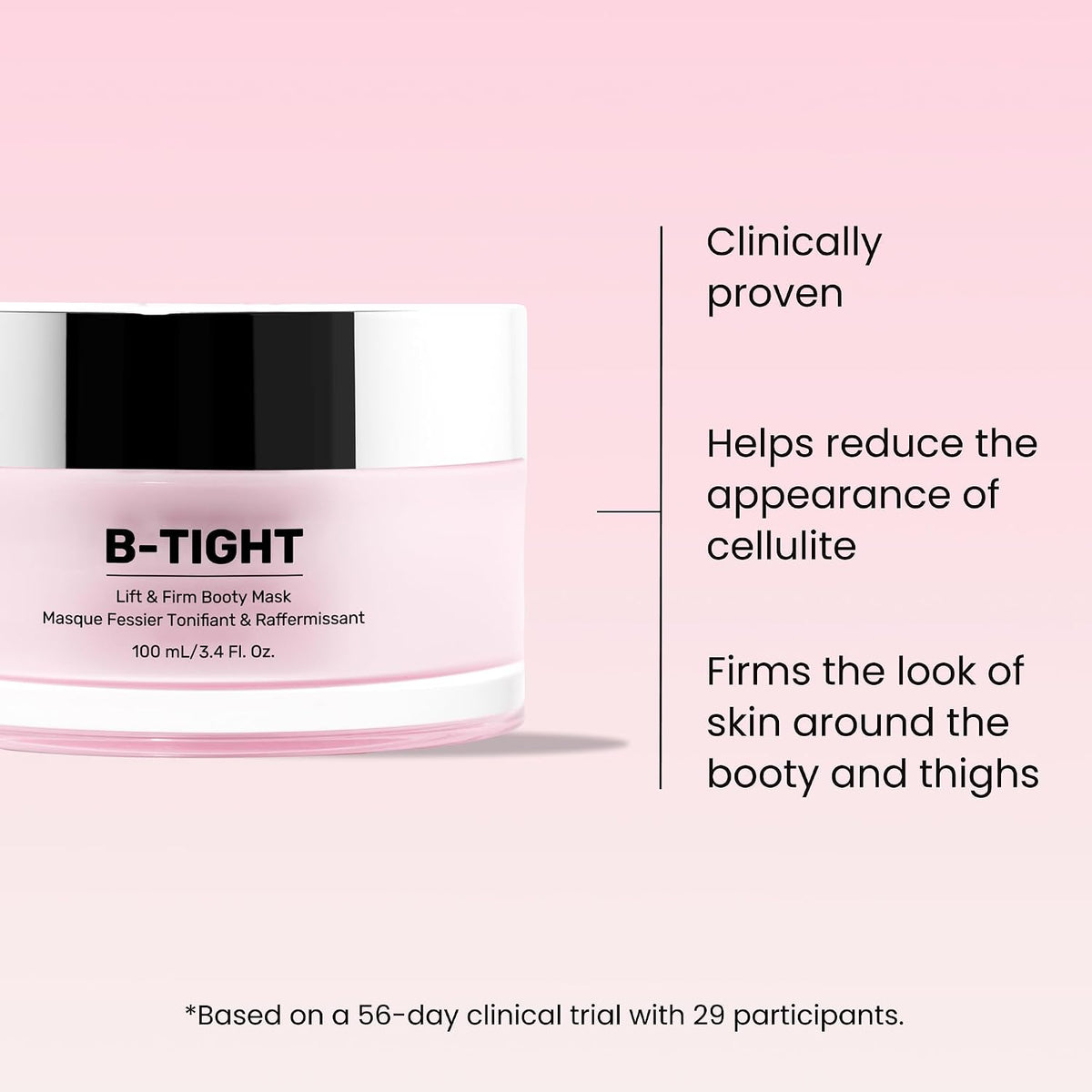 MAËLYS B-TIGHT Lift & Firm Booty Mask, 3.4 Fl Oz