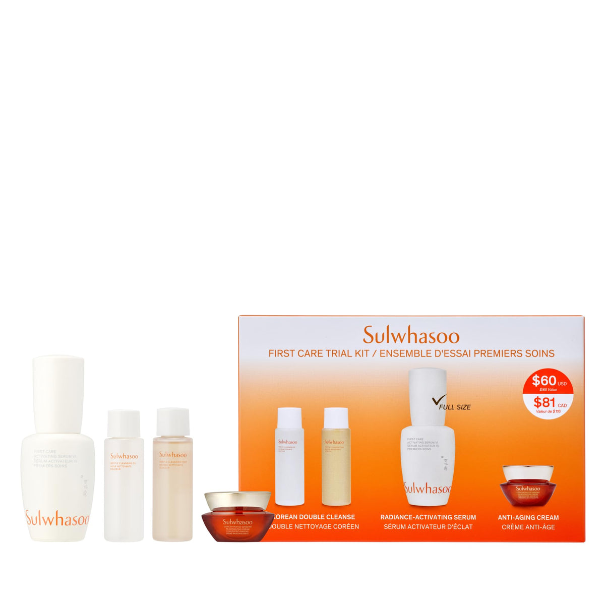 Sulwhasoo First Care Activating Serum With Ginseng | Strengthens Skin Barrier & Boosts Radiance | Anti-Aging, Hydrating Face Korean Serum for Fine Lines & Dryness | All Skin Types