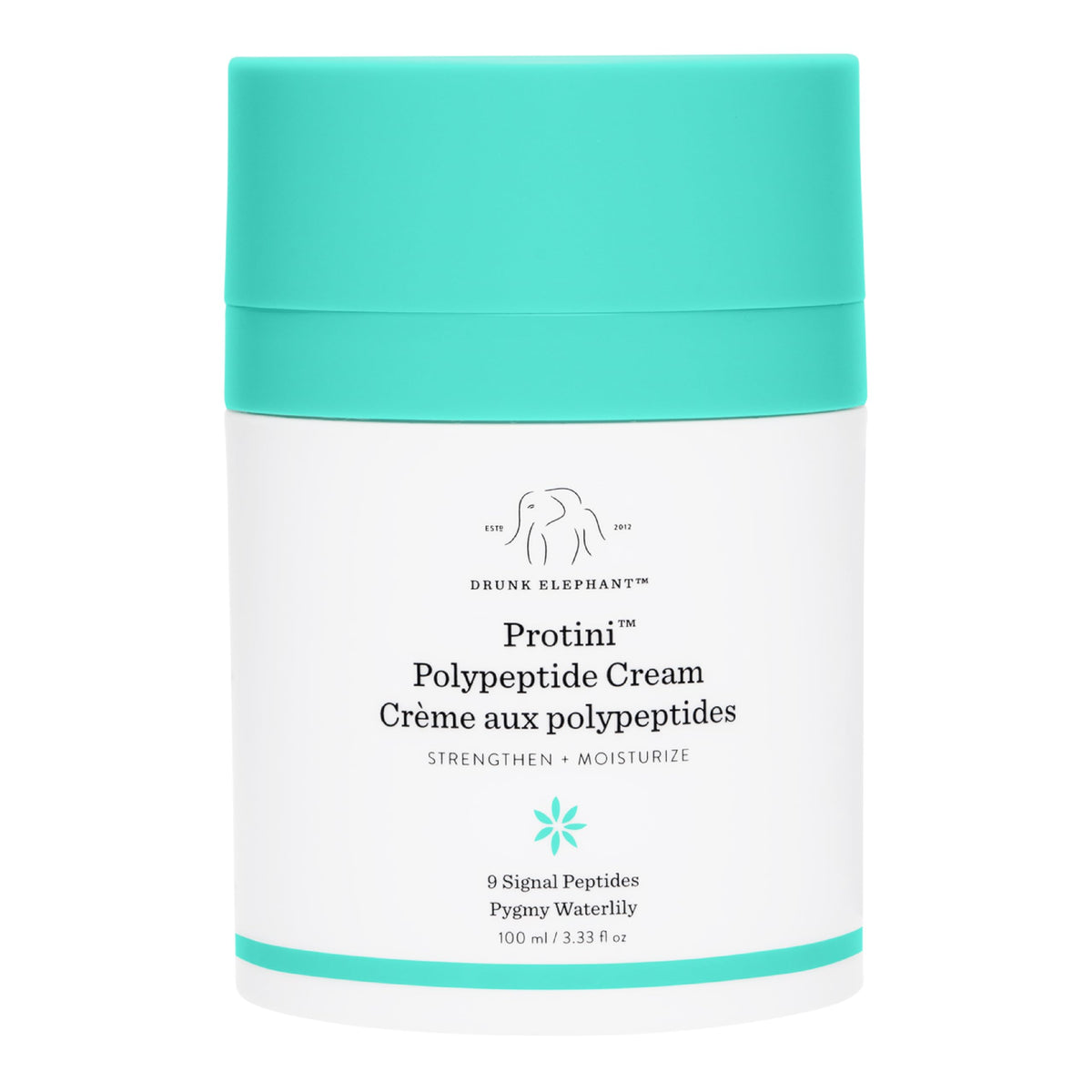Drunk Elephant Protini Polypeptide Cream - Firming Moisturizer - Clean Clinical Skincare - Cruelty-Free - Dermatologist-Tested - Free of Essential Oils, Silicones, and Fragrance
