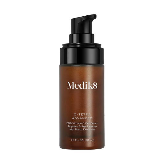 Medik8 C-Tetra Advanced Vitamin C Face Serum with Hyaluronic Acid | Lightweight Daily Facial Serum | Vegan 1.0 fl oz