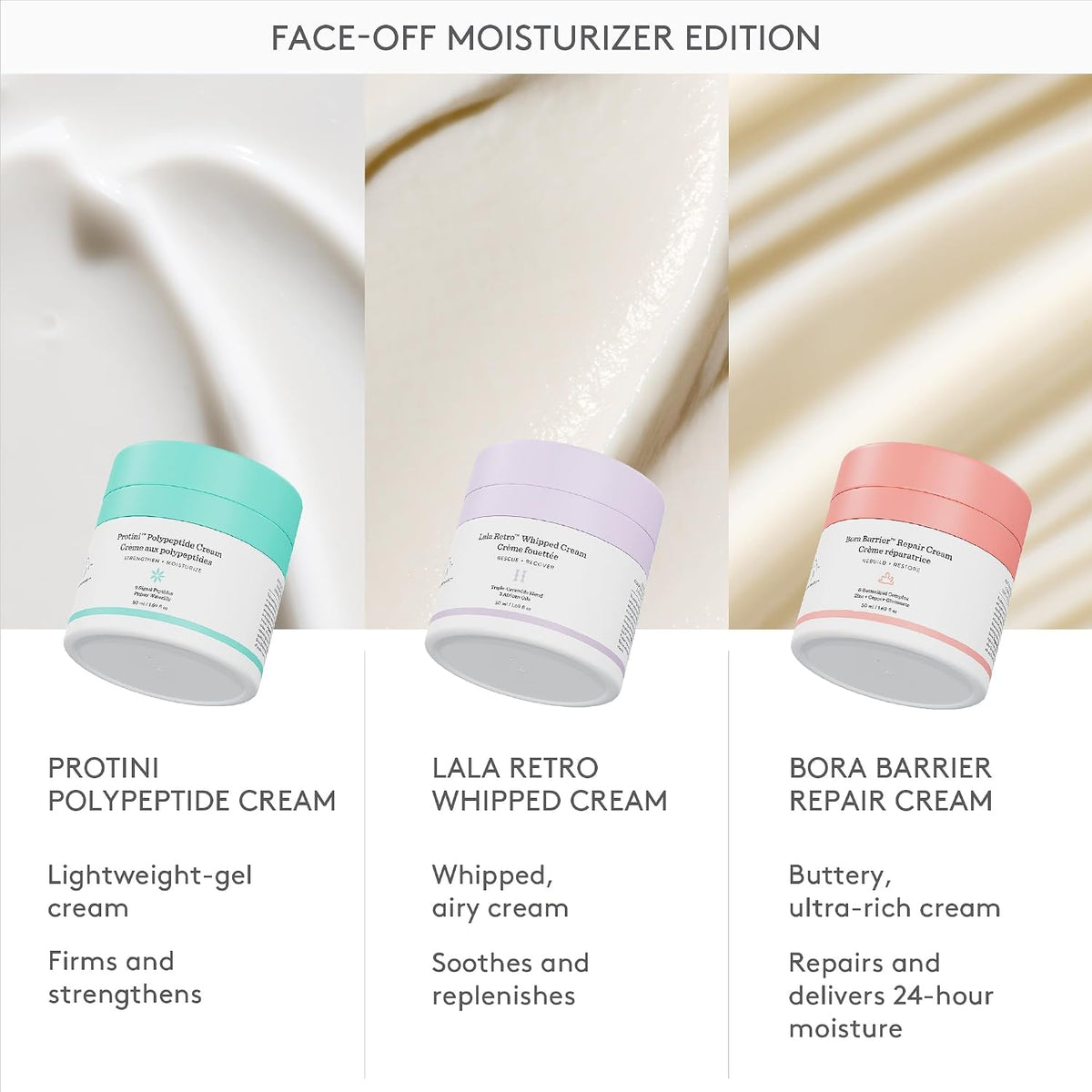 Drunk Elephant Protini Polypeptide Cream - Firming Moisturizer - Clean Clinical Skincare - Cruelty-Free - Dermatologist-Tested - Free of Essential Oils, Silicones, and Fragrance