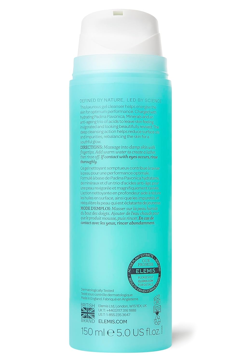 ELEMIS Pro-Collagen Energising Marine Cleanser, Anti-Gel Facewash, 150ml
