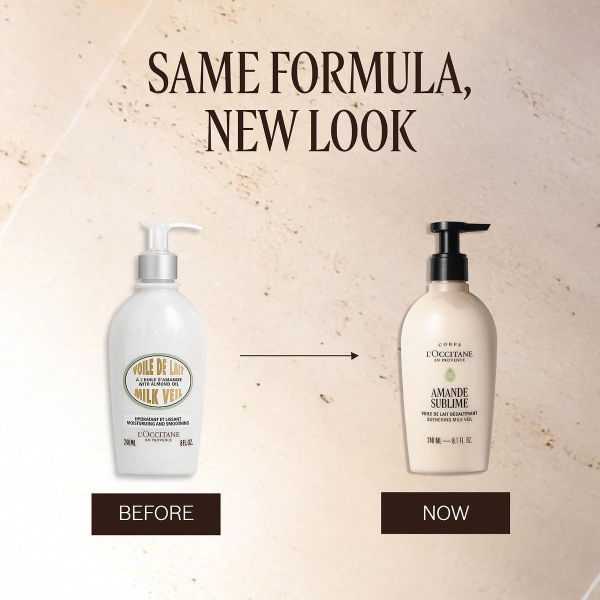 L'OCCITANE Almond Milk Veil Body Lotion, Lightweight, Fast-Absorbing Care