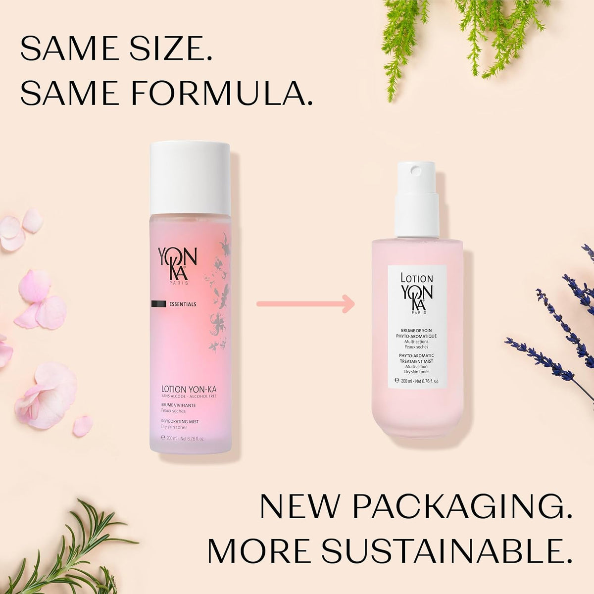 YON-KA Paris Lotion PS Hydrating Toner Face Mist for Dry, Sensitive Skin