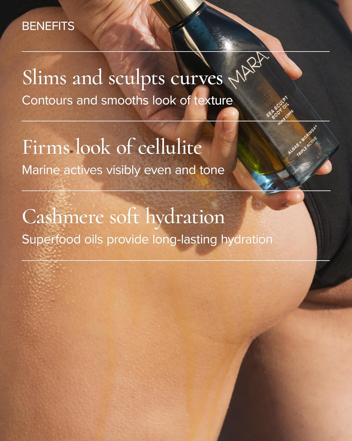MARA Sea Sculpt Body Oil For Cellulite and Firming (4 oz / 120 ml)